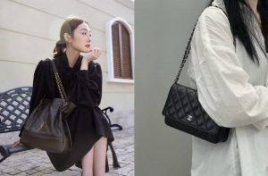 elegant shoulder bag outfit neutral tones