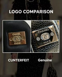 fake looking bag hardware details