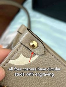 real vs fake designer bag hardware comparison