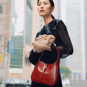 gucci jackie neutral wardrobe styling