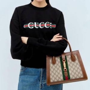 medium size Jackie bag on outfit