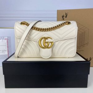 gucci marmont double g hardware detail