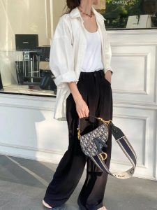 Medium Saddle Bag outfit styling