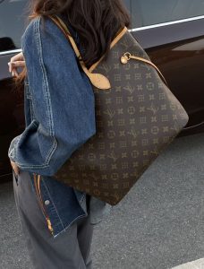 designer work tote outfit inspiration