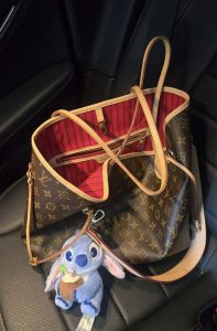 louis vuitton tote bag interior