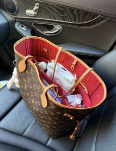 louis vuitton tote bag interior