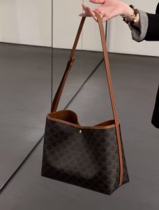 Professional outfit with shoulder bag